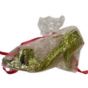 Ornaments Glitter High Heels Lot of 17 Christmas Tree Gift Packages Pre Wrapped